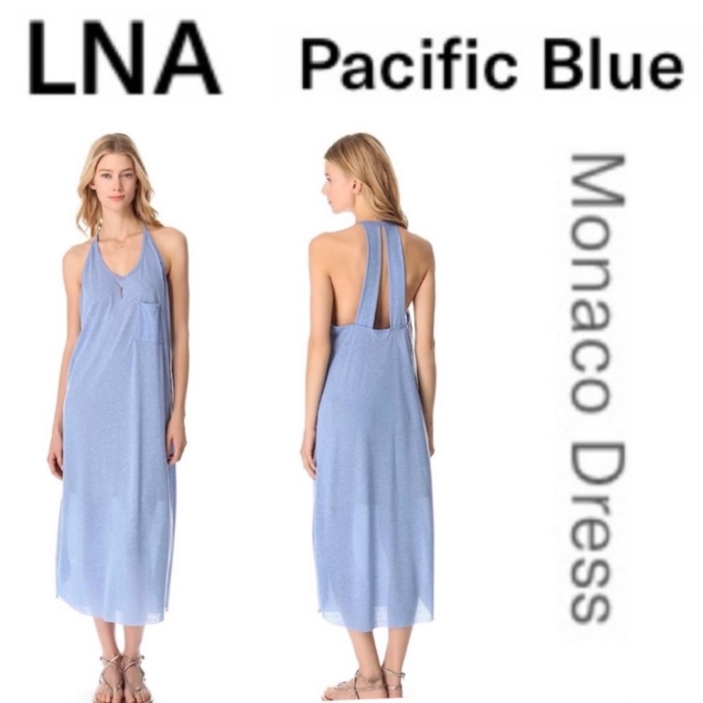 LNA Breezy Blue Dress